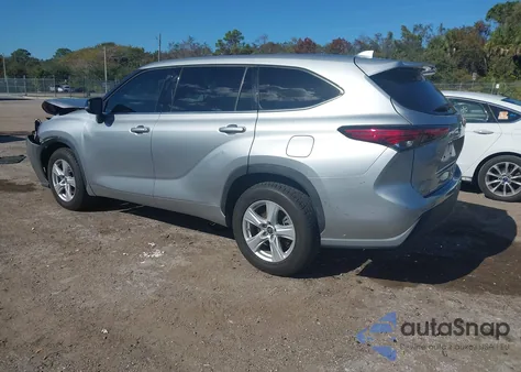 2021 Toyota Highlander L из США, поврежденный, VIN 5TDCZRAHXMS061130